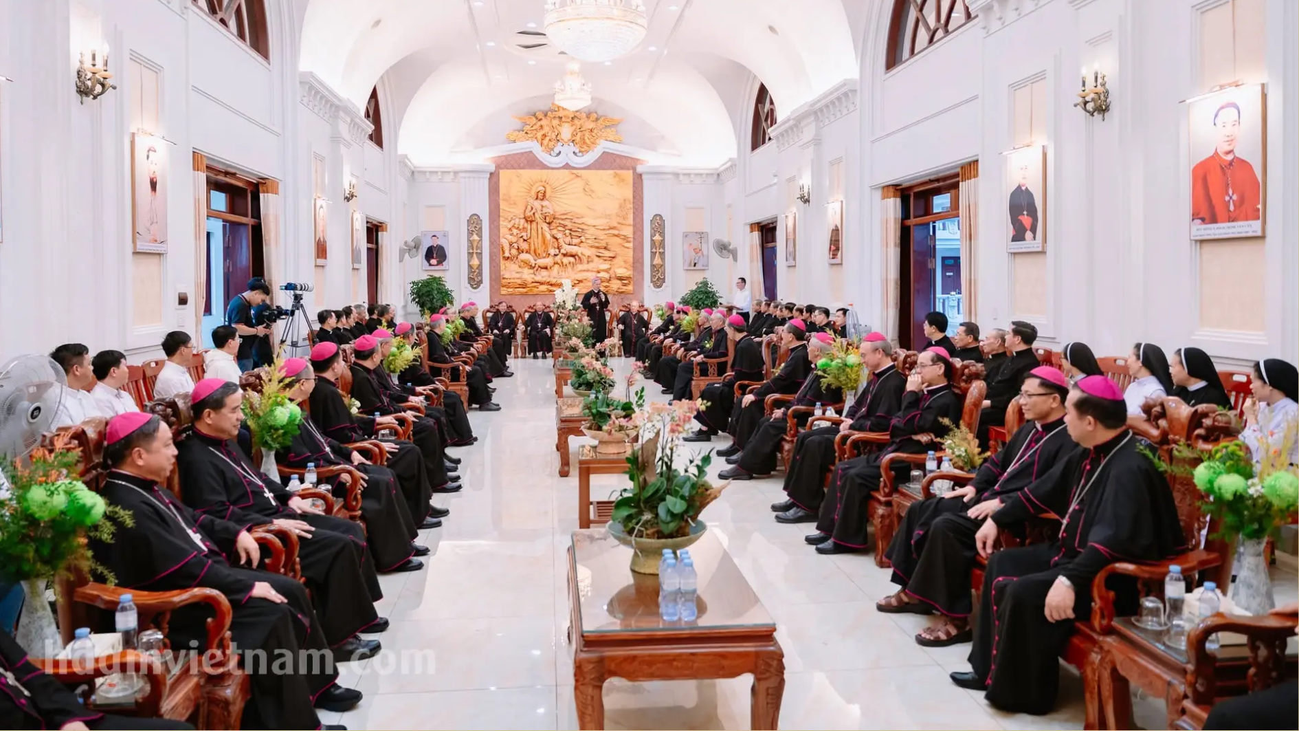 Các Đức Giám mục quy tụ về Toà giám mục Thái Bình, khởi đầu Hội nghị thường niên kỳ II năm 2026 